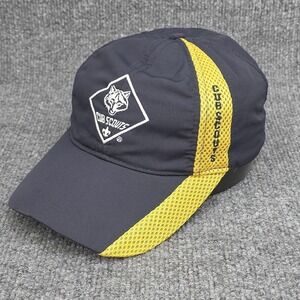 Cub Scouts Hat Cap Strap Back Blue Yellow Mesh OSFA Boy Scouts Uniform